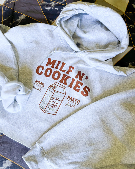 MILF N Cookies Cropped Sweatshirt